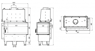 Defro Riva ME BP SHORT wymiary